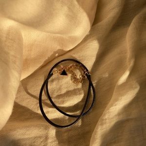 faux leather wrap bracelet